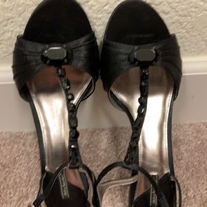 Daisy Fuentes Satin Strappy Heel